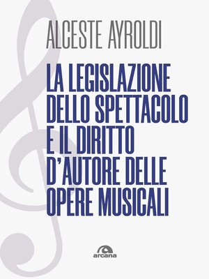cover image of La legislazione dello spettacolo e i diritti d'autore nelle opere musicali